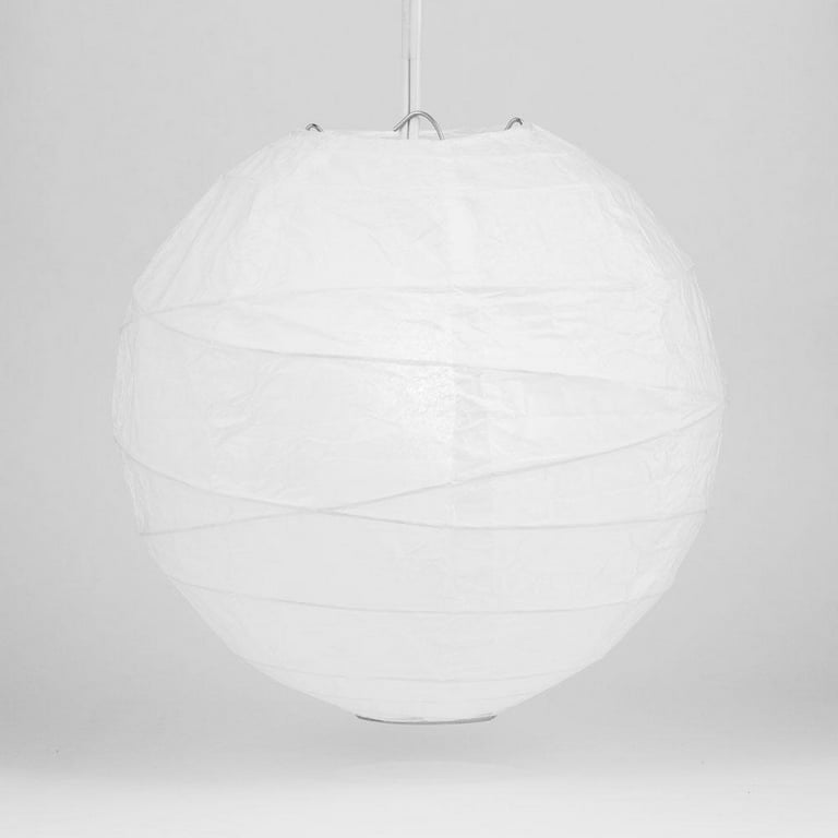 Quasimoon PaperLanternStore.com 4 inch Baseball Paper Lantern Shaped Sports Hanging Decoration (10-Pack)