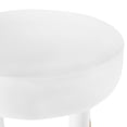 thumbnail image 6 of Bar Stool Chair Barstool, White, Velvet, Pub Cafe Bistro Dining Kitchen Hospitality Restaurant, Modern Contemporary Boutique HB34830, 6 of 9