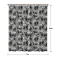thumbnail image 5 of Gray Highland Cow Group Pattern Shower Curtain 72"x84" ,Bathroom Decorative Shower Curtains Set with 12 Hooks,Modern Waterproof Washable Shower Curtain, 5 of 6