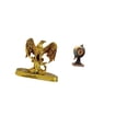 thumbnail image 4 of Figura De Globo Terráqueo, Escultura De Animal Moderna, Adorno Artístico De Resina, Estatua, Reloj De Mesa, Artesanía Coleccionable De Escritorio Para Decoración Del Hogar, Oficina Y Estante., 4 of 7