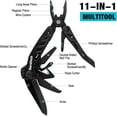 thumbnail image 3 of PYYNA-11-in-1 Multitool Knife, Gift for Men, Stainless Steel Multi Tool Pocket Knife with Large Blade, Pliers, Screwdrivers, Saw, EDC Multitool with Oxford Sheath for Outdoor, Camping, Survival, 3 of 4