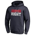 thumbnail image 2 of Men's Navy Ole Miss Rebels Team Hometown Collection Pullover Hoodie, 2 of 3