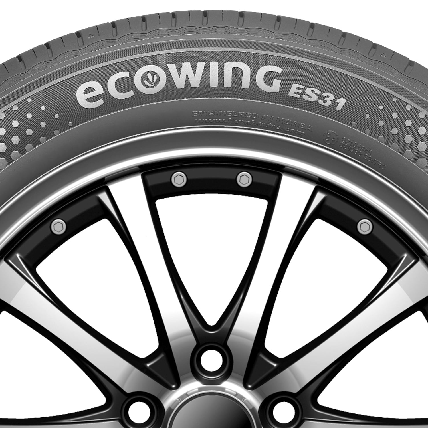 クムホ ecowing ES31〈185/60R15 84H〉& ウェッズRIZLEY VS〈5H〉｜タイヤホイール4本セット タイヤ交換対象 送料無料 4本セット 2025年製 185⁄60R15