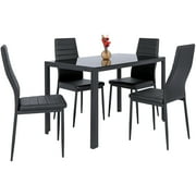 Best Choice Products 5 Piece Kitchen Dining Table Set W Gl Best Choice Products 5 Piece Kitchen Dining Table Set W Gl Tabletop 4