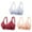 Gray, variant on Itsame 3PC Bras for Women's Full Support Everyday Sports Bra Set Wireless Comfort Bralette Set Gray Size 42