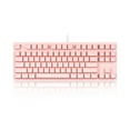 thumbnail image 2 of TFixol 87-key Mechanical Keyboard Wired Keyboard RGB Backlit Keyboard Blue Switch/ 26-key Rollover/ Multimedia Combination Keys Pink, 2 of 8