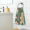 thumbnail image 3 of Yayeee 100% Cotton Hand Towels for Bathroom 16" x 28" Kitchen Towel, Christmas Gift Pattern, 3 of 7