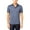 Blue - htdeeppac1t, variant on Mens Mesh Polo Shirt, Blue, Small