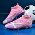 thumbnail image 4 of Botas de fútbol profesionales para hombres y mujeres, zapatos de entrenamiento de hierba, transpirables, superventas, estudiantes de alta calidad, Unisex, nuevo, 4 of 5