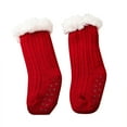 thumbnail image 1 of SUNSIOM Infant Baby Lamb Floor Socks Solid Color/Contrast Color Baby Winter Warm Thick Knit Crew Socks, 1 of 4