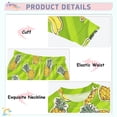 thumbnail image 4 of Banana and Pineapple Pattern Cotton Pajamas 2 Piece Set Sleepwear Soft and Comfortable Homewear Nightwear, 4 of 7