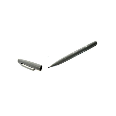 Sign Pen Brush-Tip gray (pack of 12)