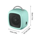 thumbnail image 2 of Kojanyu  Space Heater Large Room Heater Small Desktop Heater Heater Small Power Office Heater, 2 of 6
