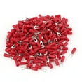 thumbnail image 1 of Unique Bargains 320 Pcs Red 4# AWG 22-16 SV1.25-3 19A Wire Connector Insulated Fork Terminals, 1 of 1