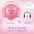 thumbnail image 4 of Noise Cancelling Headphones for Kids, 28dB SNR Kids Ear Protection Safety Ear Muffs for Monster Truck,Fireworks, Adjustable Kids Noise Cancelling Headphones for Autism,Toddler,Children, Pink, 4 of 8