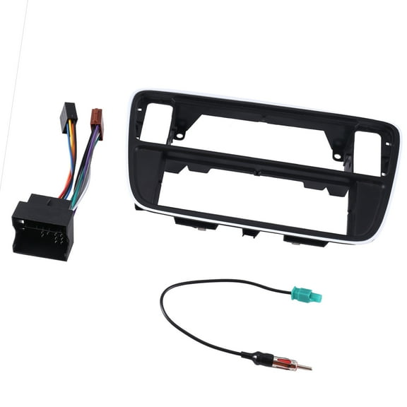 BIBABLYKE Single Din Car Radio Installation Frame Fascia Adapter Car Stereo Radio Fascia Panel Dashboard DVD Installation Trim