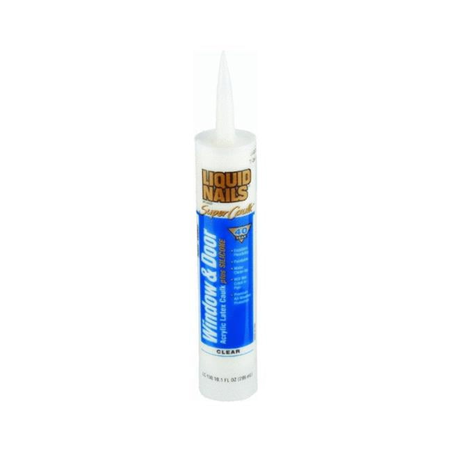PPG Brands LC130 Clear Window Super Caulk White