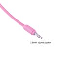 thumbnail image 5 of Teléfono auricular retro Unique Bargains de 3,5mm rosa con receptor para Micrófono y Altavoz, 5 of 5