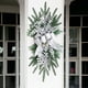thumbnail image 4 of Decoraciones navideñas, adornos navideños, regalos navideños 1 pieza de lazo navideño para puerta, decoración colgante, escalera, diseño de escena del hogar, decoración de escalera, 4 of 7
