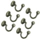 thumbnail image 5 of 6 Unids Sombrero De Bronce Capa Toalla Puerta Baño Aseo Armario Percha Sunnimix Ganchos de tela, 5 of 7