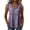 361#Purple, variant on Women's Eyelet Tank Tops Casual Sleeveless V-Neck Blouses Empire Waist Trendy Boho Summer Beach Vacation Outfits
