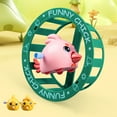 thumbnail image 1 of Juguete de pollo Wind Up | Linda figura de relojería giratoria - Diseño de cola móvil | Movimiento sin batería | Colores brillantes | Juguete interactivo de cuerda | Tamaño compacto y portátil: 4,3, 1 of 5