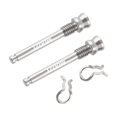 thumbnail image 1 of QualitChoice Bike Disc Brake Pads Threaded Pins Parts Replacement Components Spare Riding silver 31mm 10mm, 1 of 6
