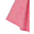 thumbnail image 4 of Tamaño más con pliegues de la túnica de manga corta T Rosegal Camisetas tallas grandes, 4 of 5