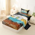 thumbnail image 2 of Erosebridal Kids Camping Themed Twin Sheet Sets,Rustic Country Adventure Bedding For Boys 3pcs, 2 of 6