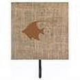 thumbnail image 2 of Carolines Treasures BB1019-BL-BN-SH4 Fish - Angel Fish Burlap and Brown Leash Or Key Holder, 2 of 2