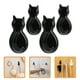 thumbnail image 4 of 4pcs ganchos de pared colas novedosas gatos adhesivos ganchos colgantes de pared para baño de cocina, 4 of 8