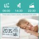 thumbnail image 1 of LCD Electronic Temperature Humidity Meter Electronic High Precisions Temperature Hygrometer Alarm Clock, 1 of 4