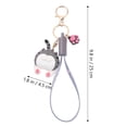 thumbnail image 4 of Cell Phone Lanyard Charging Cord Cartoon Keychain Grey 1Pack, 4 of 8