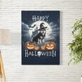 thumbnail image 2 of Happy Halloween Siberian Husky Witch Pumpkins Bats Vertical Matte Canvas Poster Husky Dog Lover Gifts Wall Art Home Decor - 13012, 2 of 5