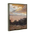thumbnail image 4 of Stupell Industries Abstract Sunrise Landscape Landscape Painting Gray Floater Framed Canvas Art Print Wall Art, 17 x 21, 4 of 10