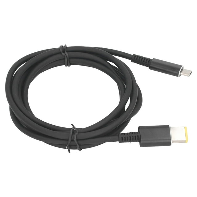 Cable De Carga USB Tipo C A Punta Delgada, Cable De Carga Tipo C A Punta Cuadrada De 6 Pies De Longitud, Conector De 135W 11x4,5mm Para Portátil