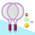 thumbnail image 1 of Kids Tennis Rackets Rackets Ball Tennis Racquet Badminton Shuttlecocks Badminton Birdies Badminton Sets for Junior, Children ,Beginner,Players Violet, 1 of 8