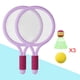 thumbnail image 1 of Raquetas de tenis para Raquetas Pelota EVA Agarre cómodo Raqueta de tenis Bádminton Birdies Juegos de bádminton para principiantes Entrenamiento Violeta DYNWAVEMX Raquetas de bádminton, 1 of 8
