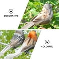 thumbnail image 5 of Ksopiavobs Fake Birds Artificial Birds with Clip Simulated Bird Adornment Ornament Birds Crafts Tree Home Outdoor Decorations, Pack of 3 Decorative Bird Prop, 5 of 7