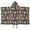 Princess and Castle, variant on Princess and Castle Gray Pattern Teens Hooded Bath Towel Wrap for Ages 3 To 12,Quick Dry Lightweight Soft Microfiber Bath Beach Pool,50"x30"