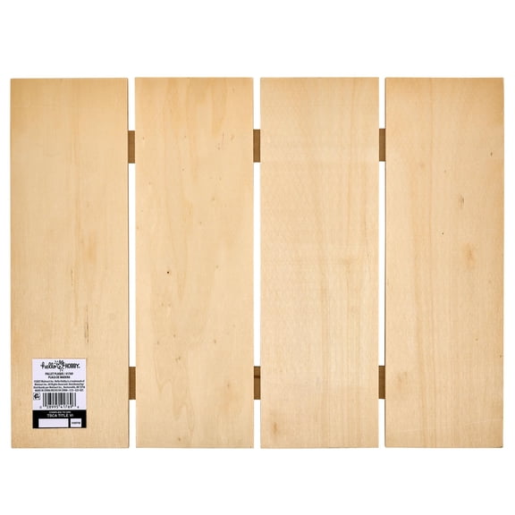 Hello Hobby Large Wood Pallet Plaque, 15.9" x 11.9"