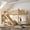 Natural, variant on Harper & Bright Designs Queen Size Loft Bed with Wardrobe and Storage Shelves, Solid Wood Loft Bed Frame with Detachable Slide and Ladders, Pink White