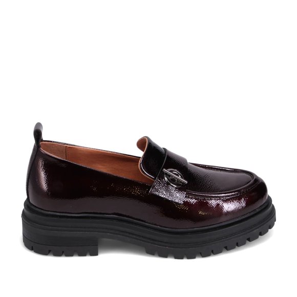 Miz Mooz Loraine pour Femmes en Bordeaux Verni, 40 EU