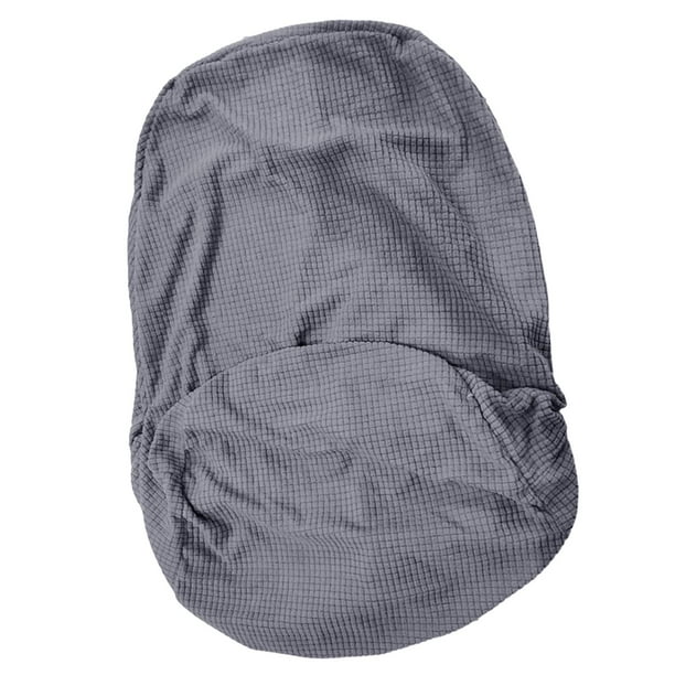 Funda de silla, protector de silla, extraíble, suave, estable, funda para sillón orejero, Gris claro