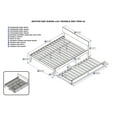 thumbnail image 6 of AFI Boston 14" Queen Wood Platform Bed Frame with Twin-XL Trundle, White, 6 of 6
