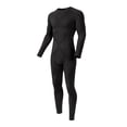 thumbnail image 4 of DHFJKG Compression Shirt 2 Piece Set For Men Ski Athletic Workout Long Sleeve Slim Fit Top And Pants Breathable Base Layer Cozy Outfit, 4 of 5