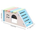 thumbnail image 2 of Hamster Play House DIY Smooth Plastic Fun Hamster Hideout Toy Hamster House Toy, 2 of 10