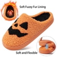 thumbnail image 3 of Ecetana Halloween Slippers for Women Holiday Fluffy Warm Fleece Slippers Indoor Bedroom House Shoes, 3 of 7