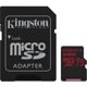 Kingston Canvas React - Carte Mémoire Flash (Adaptateur microSDXC vers SD Inclus) - 64 GB - A1 / Vidéo Classe V30 / UHS-I U3 / Class10 - microSDXC UHS-I – image 1 sur 3