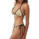 thumbnail image 2 of Fotbe Daisies Flowers Traje de Baño para Mujer de Dos Piezas – Bikini Sexy de Tirantes Tipo Halter con Diseño Triangular, 2 of 6